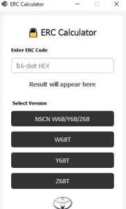 NSCN-W68 ERC Unlock Service