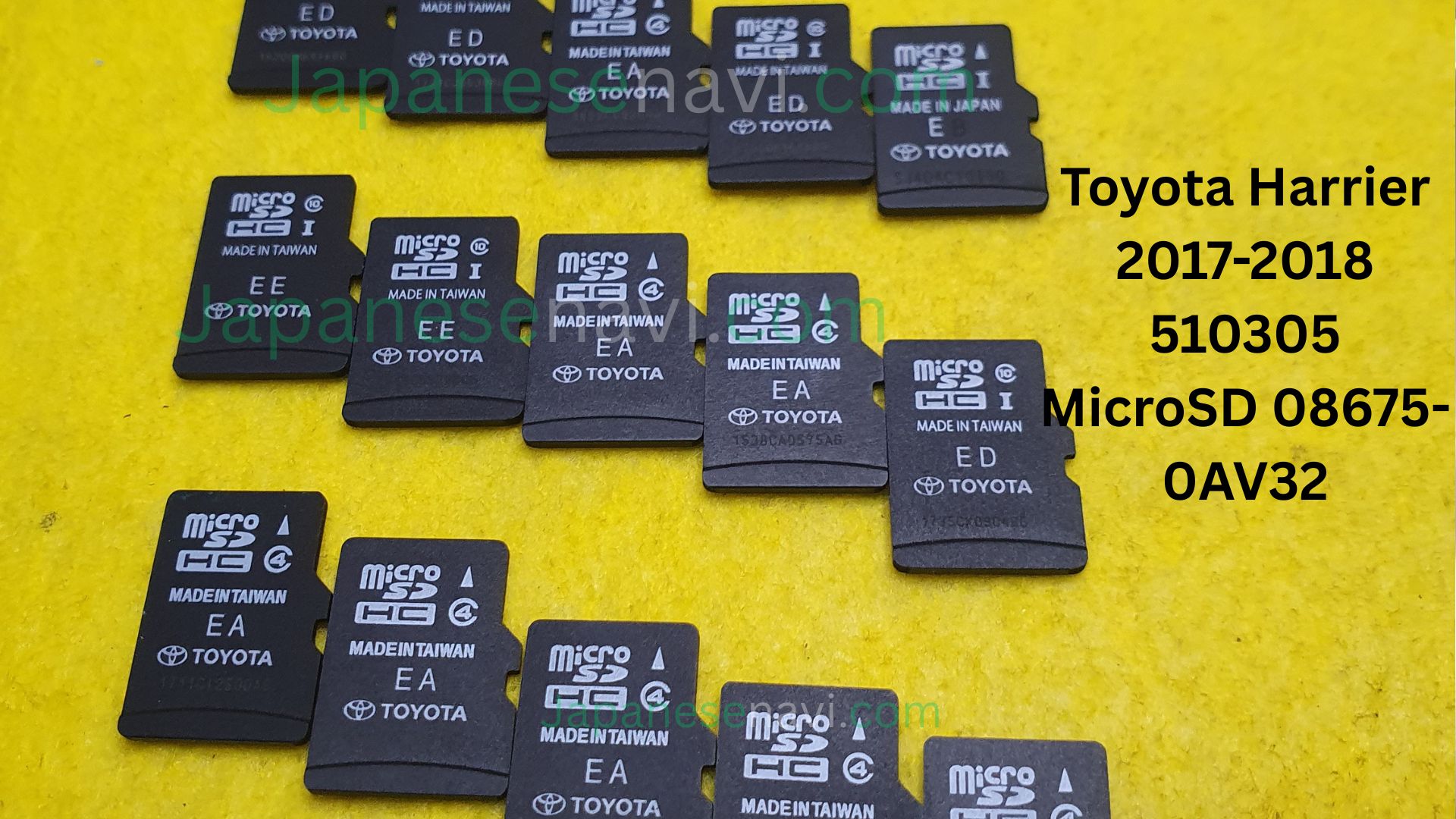 Toyota Harrier 2017-2018 510305 MicroSD 08675-0AV32