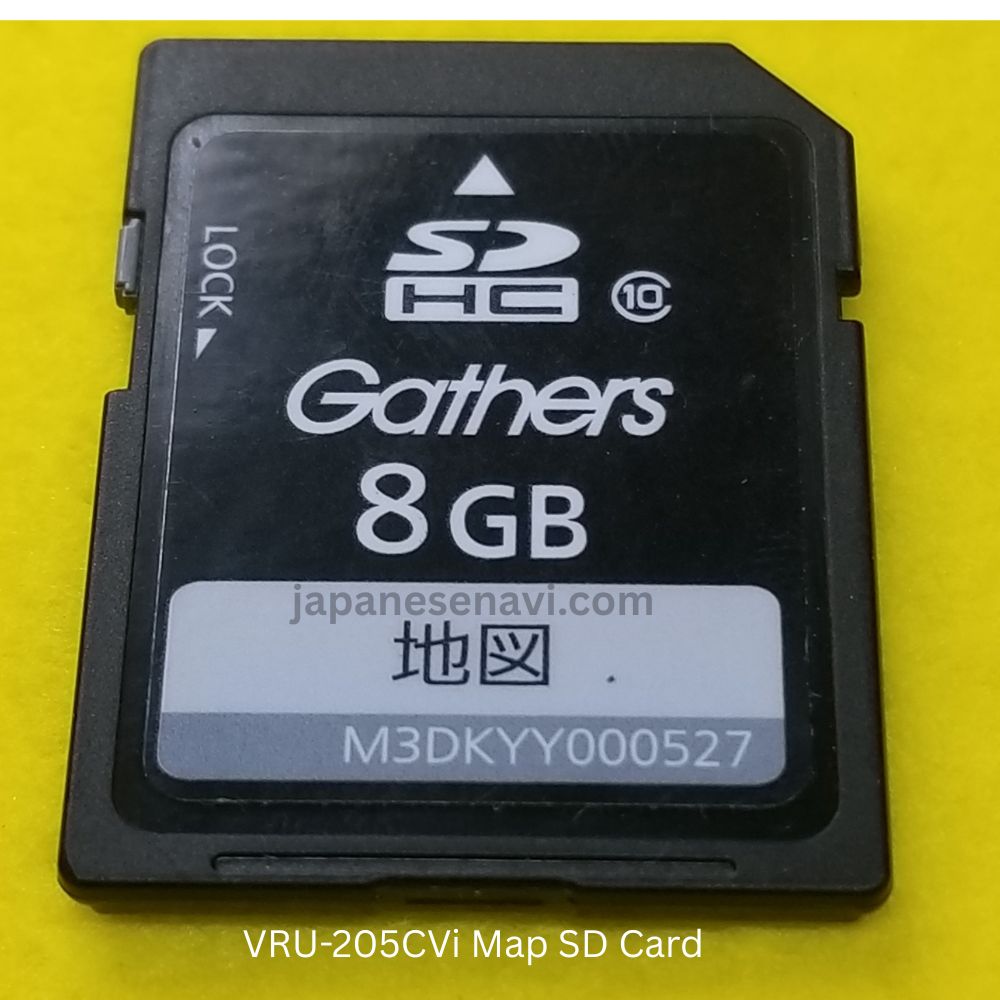 VRU-205CVi Map SD Card