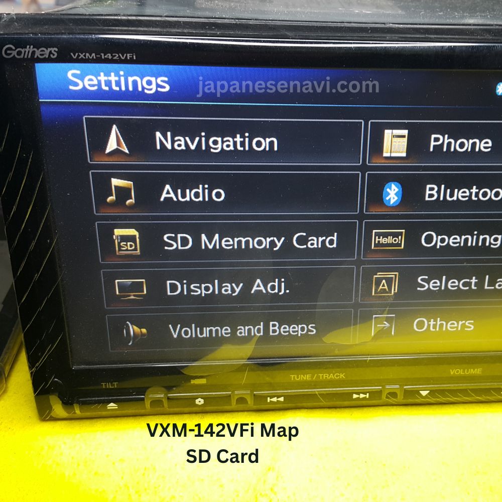 VXM-142VFi Map SD Card