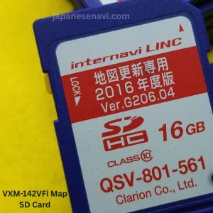 VXM-142VFi Map SD Card