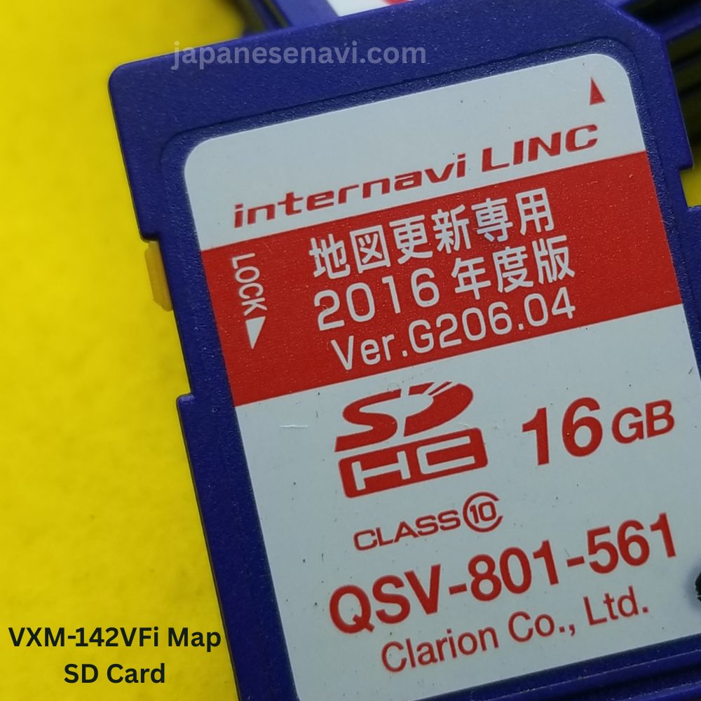 VXM-142VFi Map SD Card