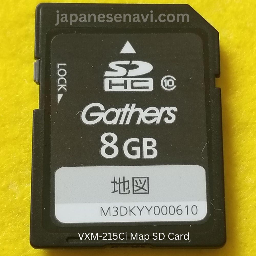VXM-215Ci Map SD Card