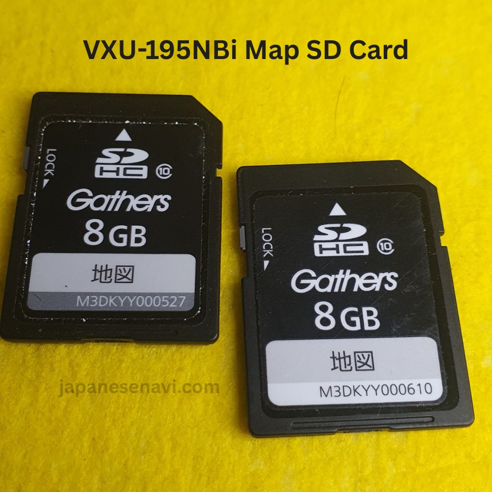 VXU-185NBi Map SD Card