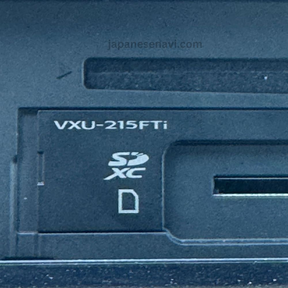 VXU-215FTi Map SD Card