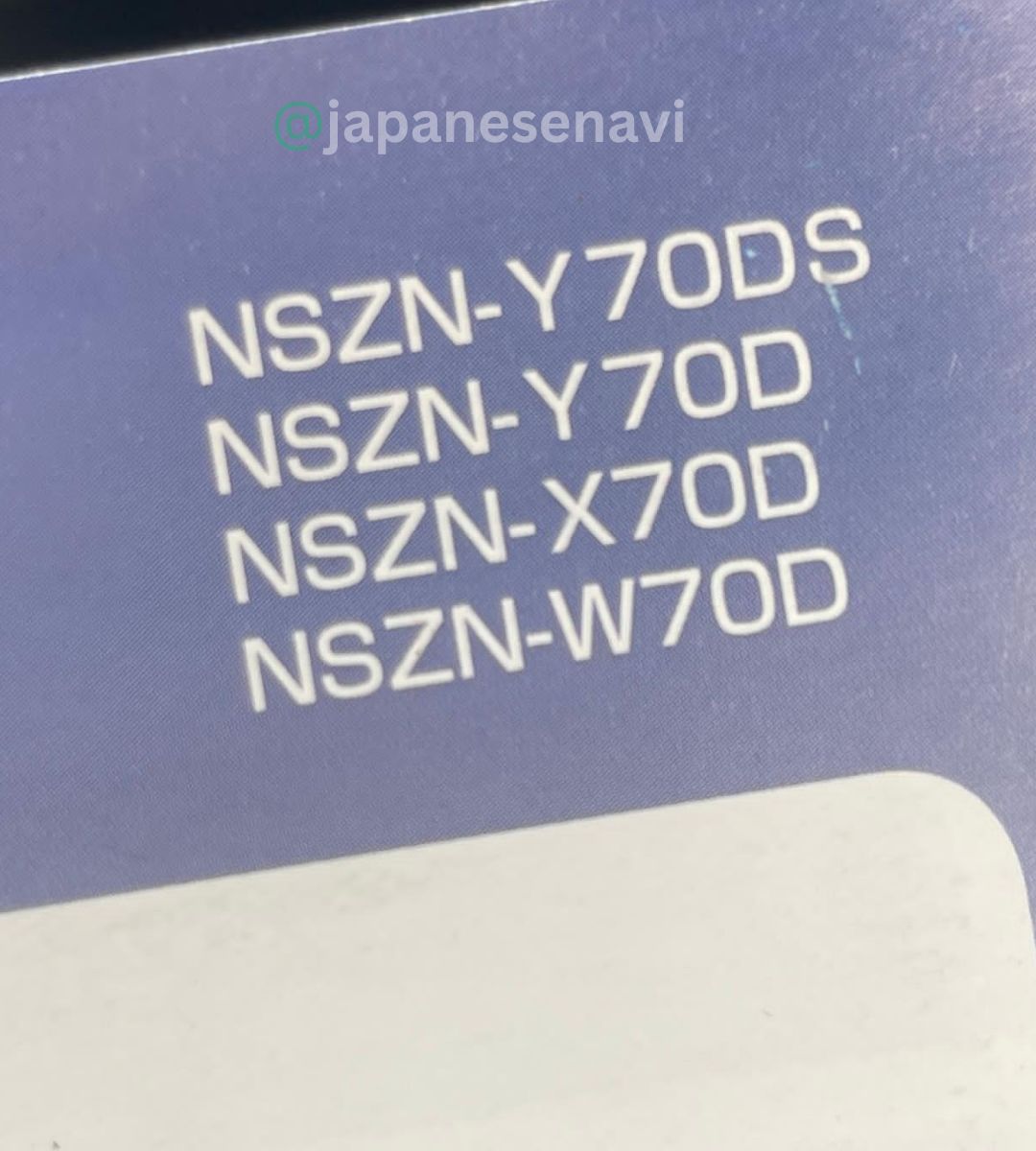 DAIHATSU NSZN-X70D – Map SD Card SERVICE - Image 5