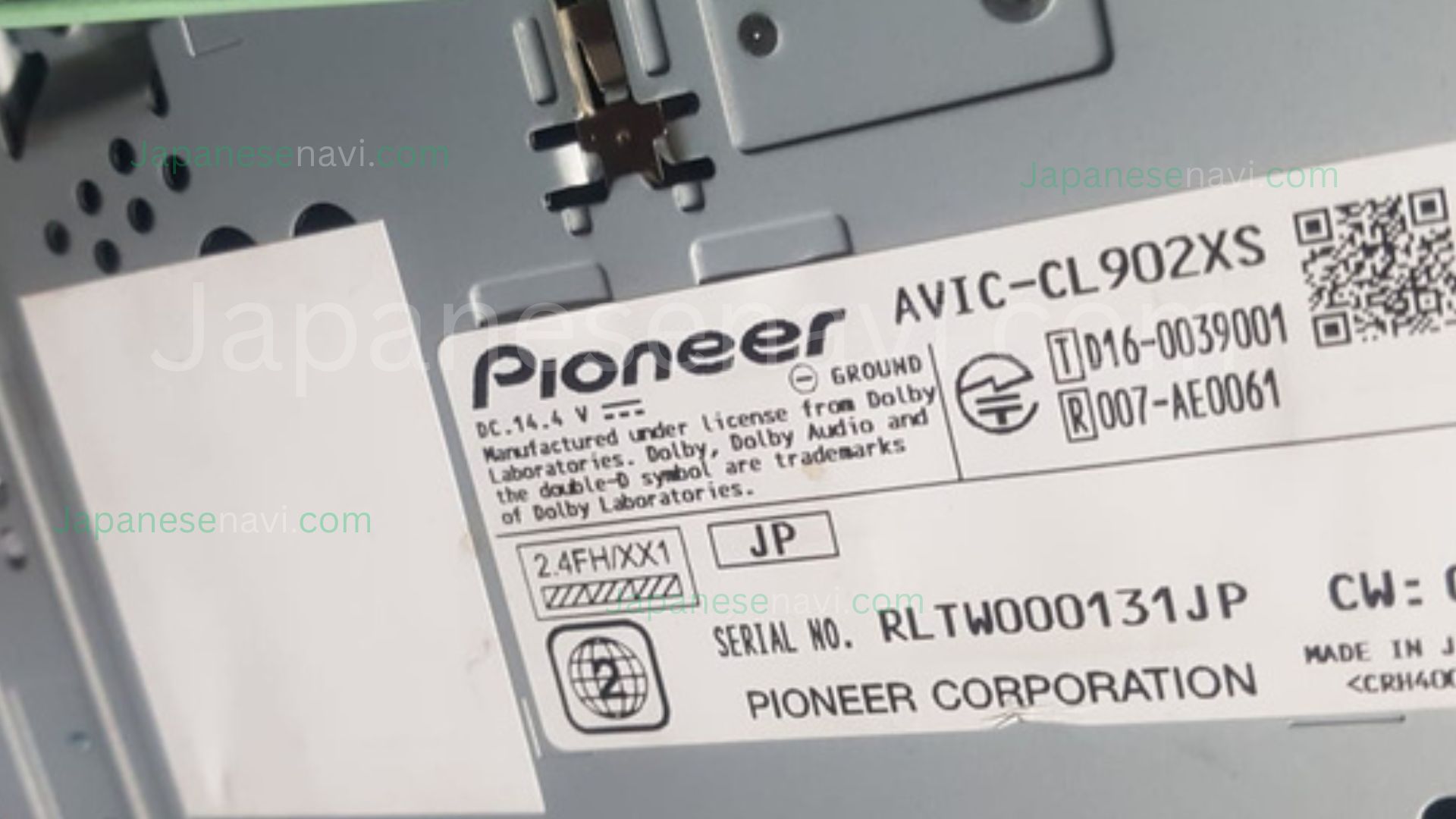 Pioneer Carrozzeria AVIC-CL902XS Map SD Card for navigation system repair and recovery