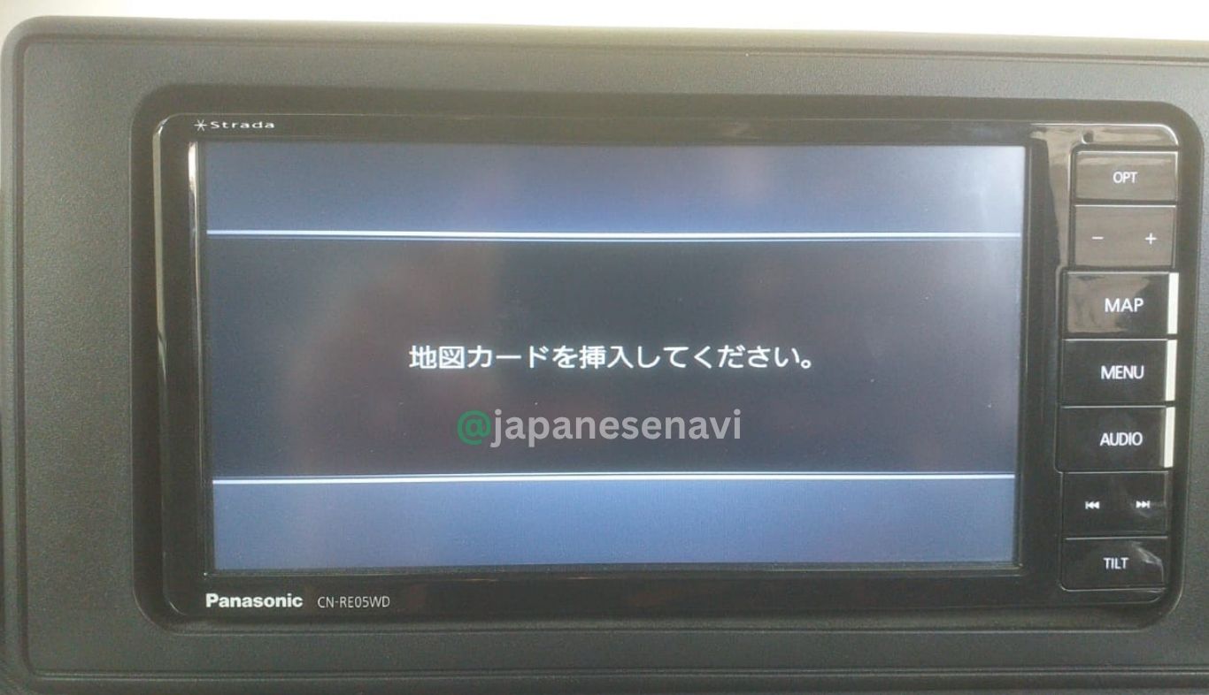 Panasonic CN-RE05WD Map SD Card Strada Navigation