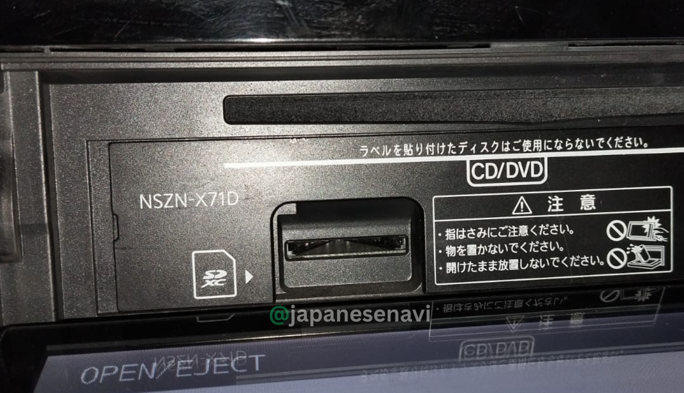 DAIHATSU NSZN-X71D – Map SD Card SERVICE - Image 2