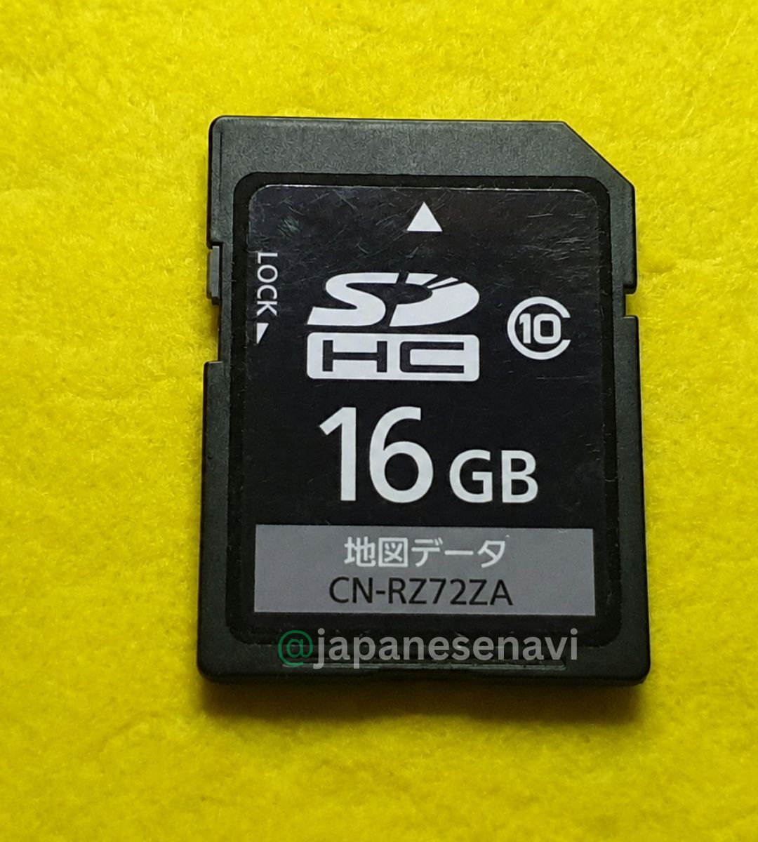 Panasonic CN-RZ72ZA Map SD Card for Japanese Car Navigation