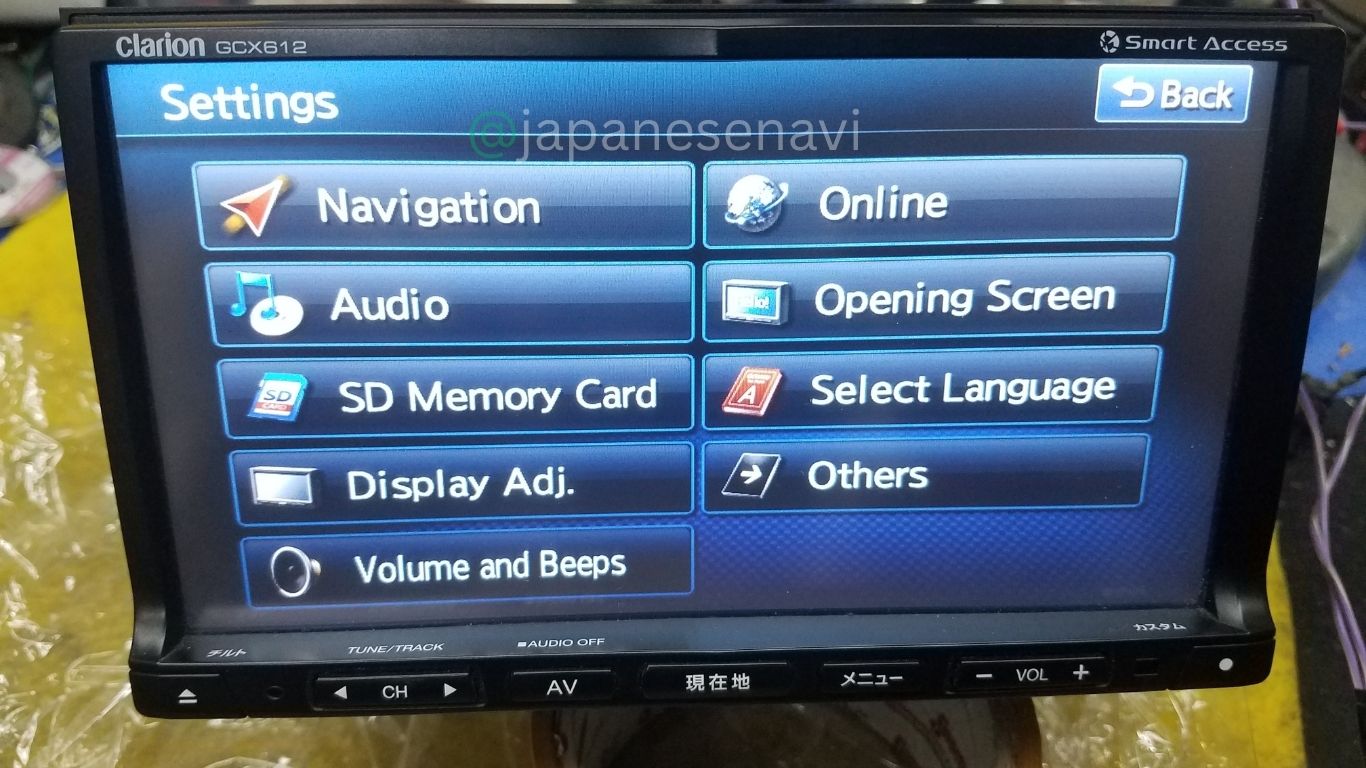 Clarion GCX612 – Boot Map SD Card - Image 3
