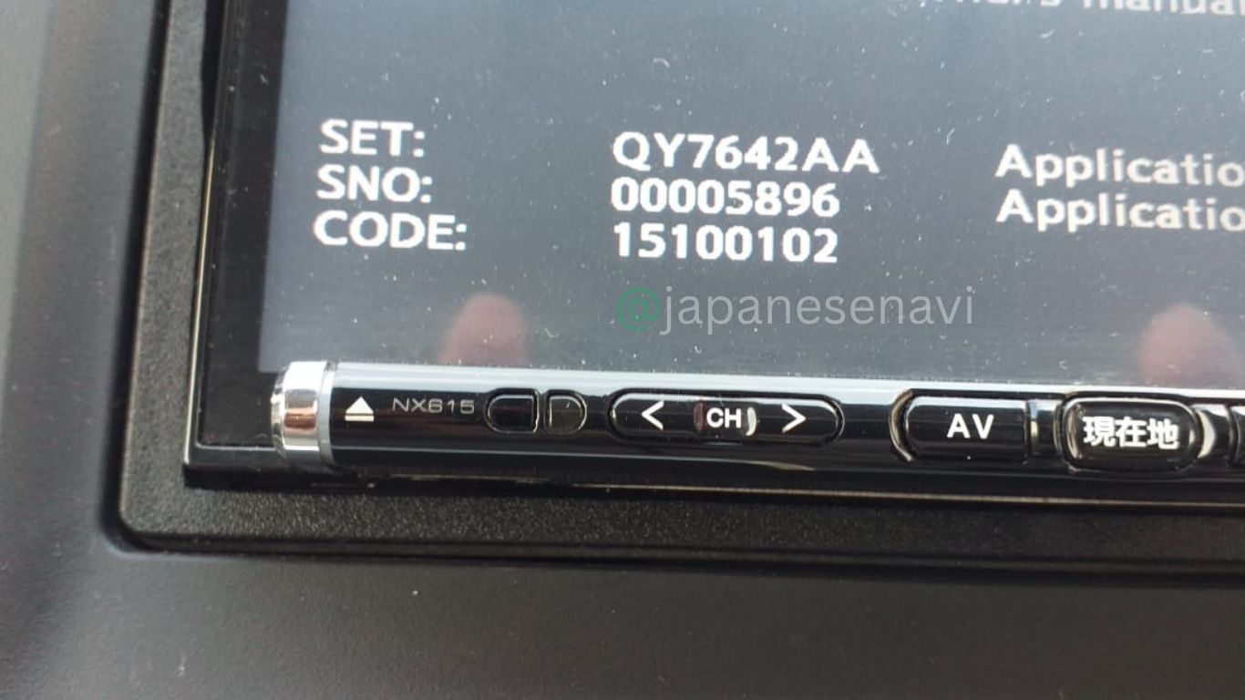 Clarion NX615 – Boot Map SD Card