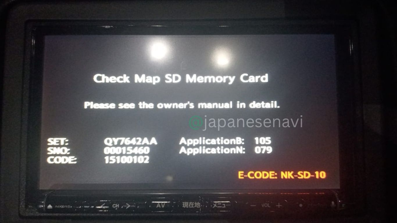Clarion NX615 – Boot Map SD Card - Image 2