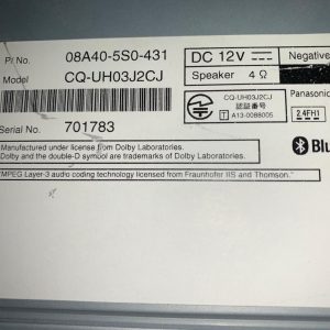 Honda Gathers VXM-185VFNi 9-inch Premium Internavi security code unlock service