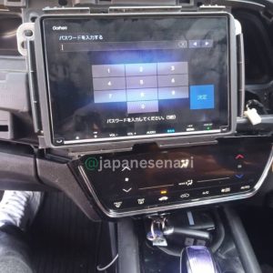 Honda Gathers VXM-207VFEi navigation password unlock service showing the security code screen